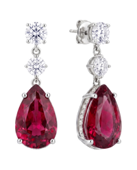 The Vela Earrings | Yellow Sapphire
