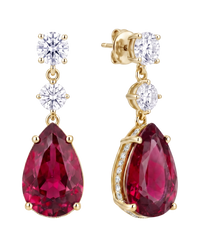 The Vela Earrings | Ruby
