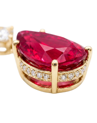 The Vela Earrings | Ruby